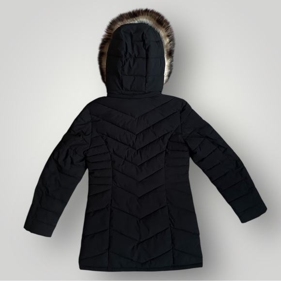 Halitech Women’s Quilted Puffer Jacket w/ Faux Fur Hood - Picture 3 of 5